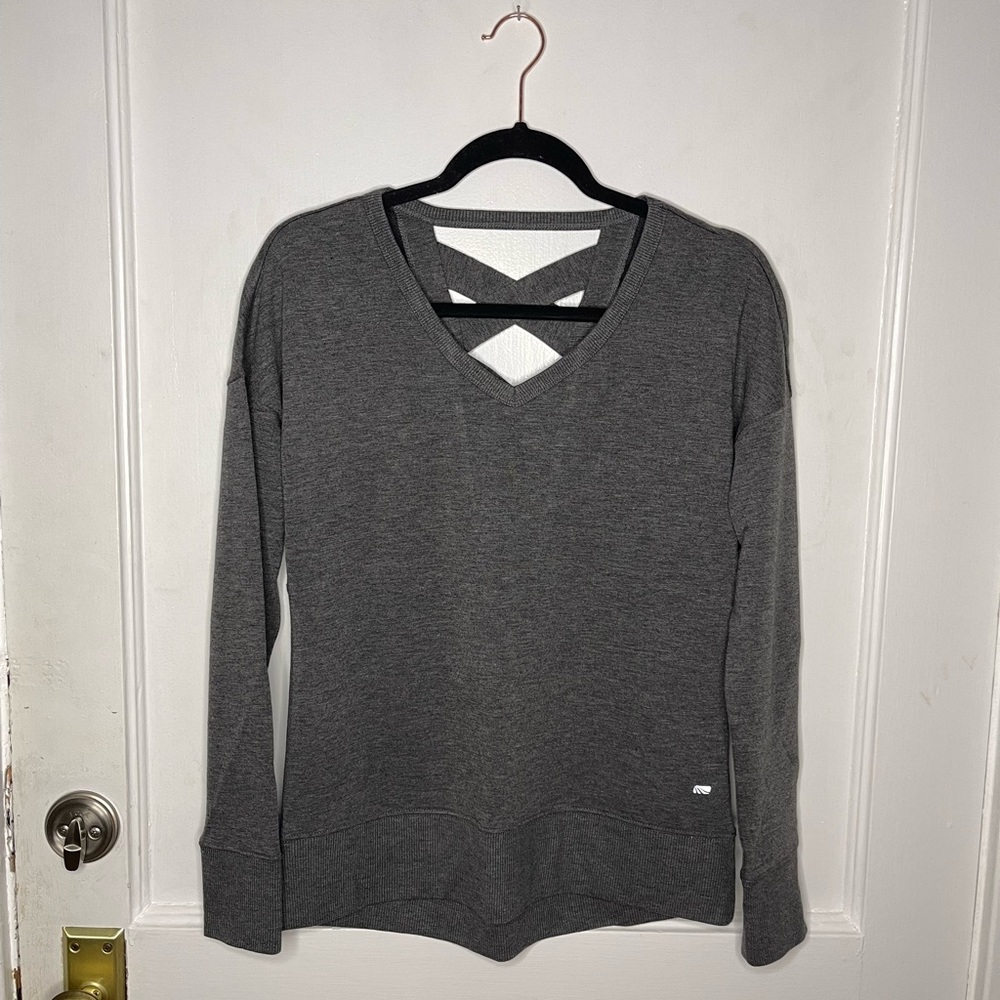Long sleeve gray shirt